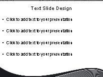 Modern Wave Gray PowerPoint Template text slide design