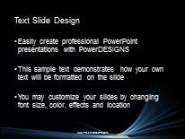 Motion Rays PowerPoint Template text slide design