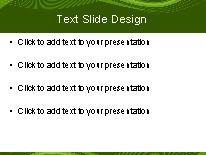 Motion Wave Green2 PowerPoint Template text slide design
