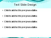 Motion Wave Teal1 PowerPoint Template text slide design