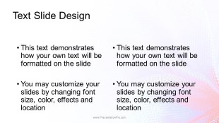 Organic Texture Widescreen PowerPoint Template text slide design