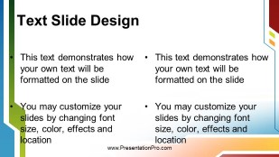 Parallel Direction 01 Widescreen PowerPoint Template text slide design
