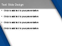 Pillars Blue PowerPoint Template text slide design