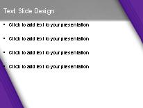 Pillars Purple PowerPoint Template text slide design