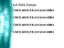 Rectangular Motion Teal PowerPoint Template text slide design