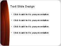 Ringed Orange PowerPoint Template text slide design