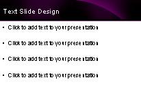 Roundbliss Purple PowerPoint Template text slide design