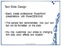 Scattered Tiles PowerPoint Template text slide design