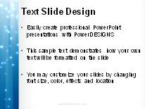 Shimmering Light Beams PowerPoint Template text slide design