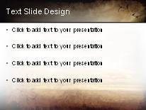Textural Sky Tan PowerPoint Template text slide design