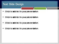 Tricolorbox Blue PowerPoint Template text slide design