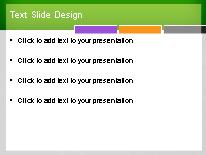 Tricolorbox Green PowerPoint Template text slide design