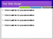 Tricolorbox Purple PowerPoint Template text slide design
