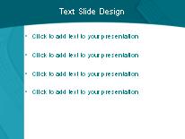 Wiredx Cyan PowerPoint Template text slide design