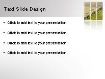 Farmland Grid PowerPoint Template text slide design