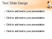 Cat PowerPoint Template text slide design