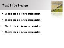 Farmland Grid PowerPoint Template text slide design