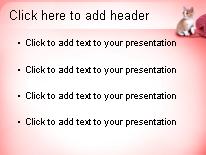 Kitten PowerPoint Template text slide design