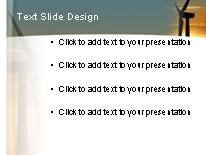 Wind Turbine PowerPoint Template text slide design