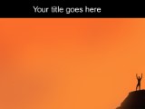 Download success orange PowerPoint Template and other software plugins for Microsoft PowerPoint