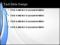 Arrow Race Blue PowerPoint Template text slide design