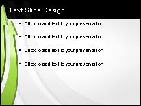 Arrow Race Green PowerPoint Template text slide design