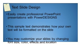 Business Plan Pin Up 01 Widescreen PowerPoint Template text slide design