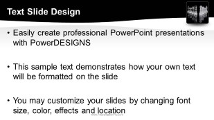 Chess Board 2 Widescreen PowerPoint Template text slide design