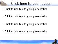 Climbing PowerPoint Template text slide design