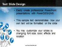 Directional Chaos PowerPoint Template text slide design