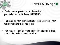 Finding Niche Green PowerPoint Template text slide design