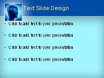 Gear Head PowerPoint Template text slide design