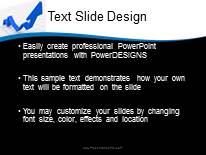 Gorwing Line PowerPoint Template text slide design