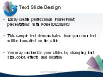Growth Cycle 2 Blue PowerPoint Template text slide design