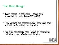 Idea Drawing PowerPoint Template text slide design