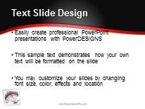 Leadership Compass B PowerPoint Template text slide design
