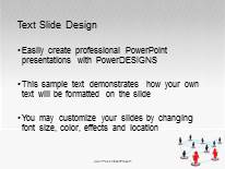 Network Communication PowerPoint Template text slide design