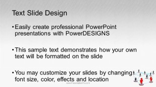 Network Communication Widescreen PowerPoint Template text slide design