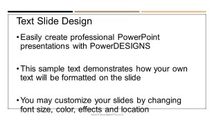 Outdoors Agent Widescreen PowerPoint Template text slide design