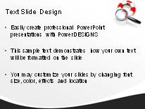Seeking Help PowerPoint Template text slide design