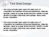 Single Solution Silver PowerPoint Template text slide design