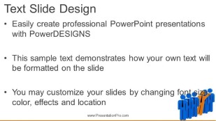 Stick Wave Widescreen PowerPoint Template text slide design
