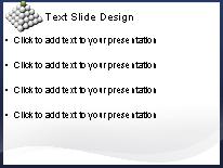 Subordinate Stack Green PowerPoint Template text slide design