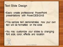 Success Doodle PowerPoint Template text slide design