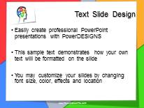 Thought Process PowerPoint Template text slide design