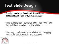 Time Management B PowerPoint Template text slide design