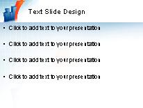 3d Graph Increasing PowerPoint Template text slide design