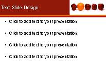 Apples And Oranges PowerPoint Template text slide design