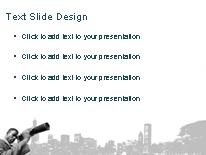Avast Green PowerPoint Template text slide design