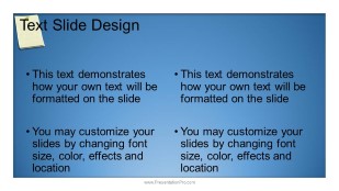 Business Plan Pin Up 01 Widescreen PowerPoint Template text slide design